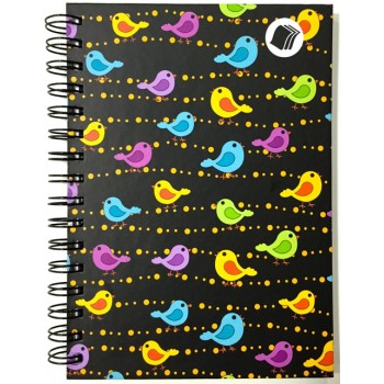 Caderno - Petit Oiseau  1/4 - 96 Folhas - Capa dura