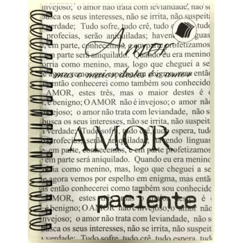 Caderno - Amor 1/4 - 96 Folhas - Capa dura