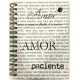 Caderno - Amor 1/4 - 96 Folhas - Capa dura