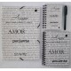 Kit Caderno, caderneta e pasta - Amor 