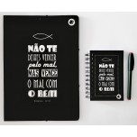 Kit Caderno, caderneta e pasta - Romanos Kit Caderno, caderneta e pasta - Romanos