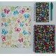 Kit Caderno, caderneta e pasta - Borboleta