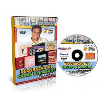 Dvd Decoração de Capas de Álbuns com Janela - Vlady