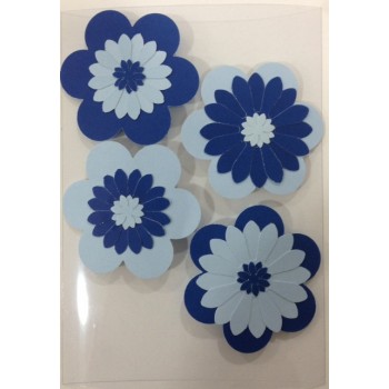 Kit Flores Marinho