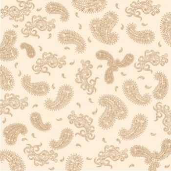 Estilo Paisley Bege
