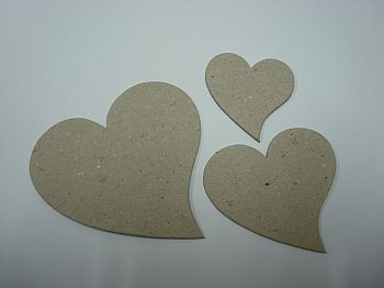 Chipboard coração