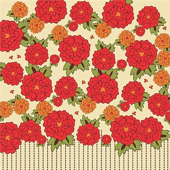 Floral Vermelho